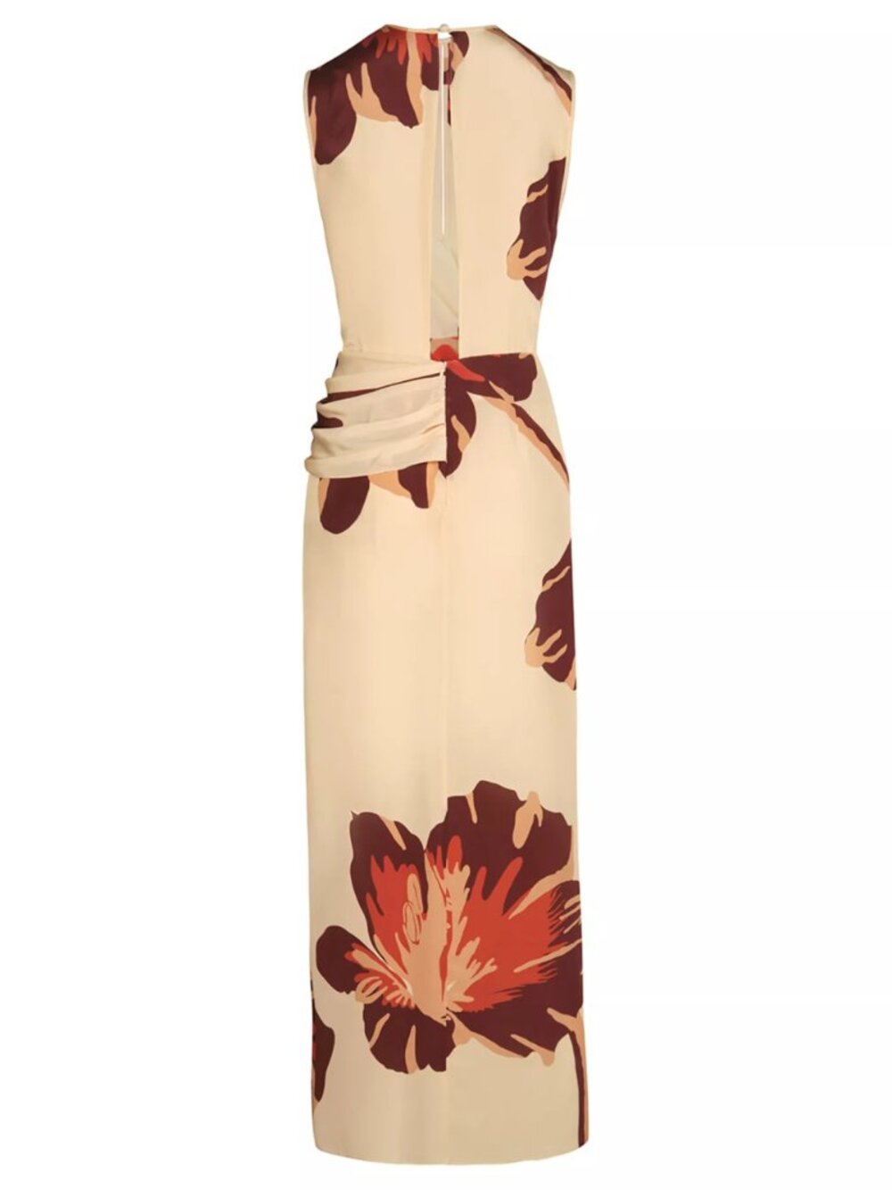 Johanna Ortiz Odyssey Silk Ankle Dress Ecru Multi Size 4 NWT - Picture 5 of 6